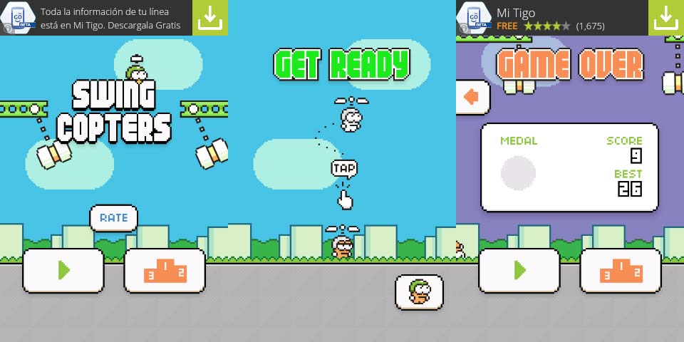 swing copters es mas facil ahora